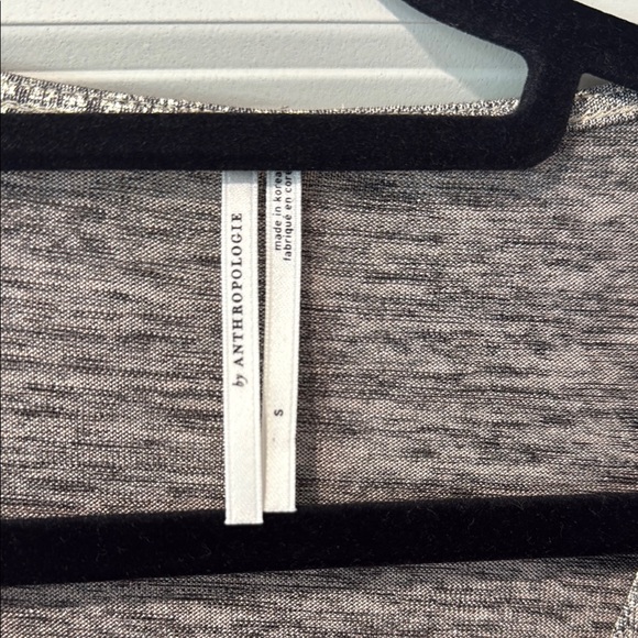 Anthropologie Silver Sequin Wrap Tank Top - Picture 2 of 3